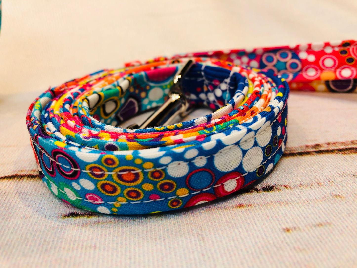 Dog harness, Harness and leash, step in harness, dog harness set, standard harness, roman dog harness, adjustable, Bright bubbles