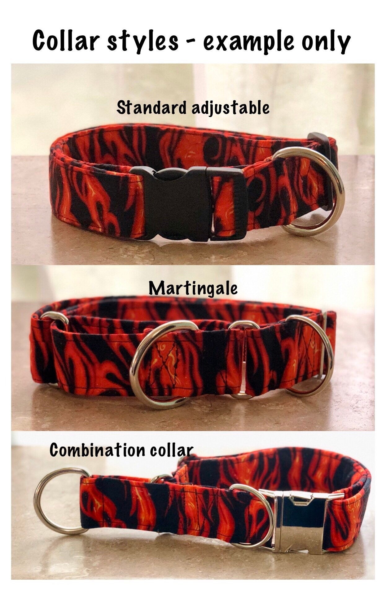 Zombie Dog collar, Martingale dog collar, gentle choke dog collar, zombie and brains, eco friendly collar, washable, funny martingale collar