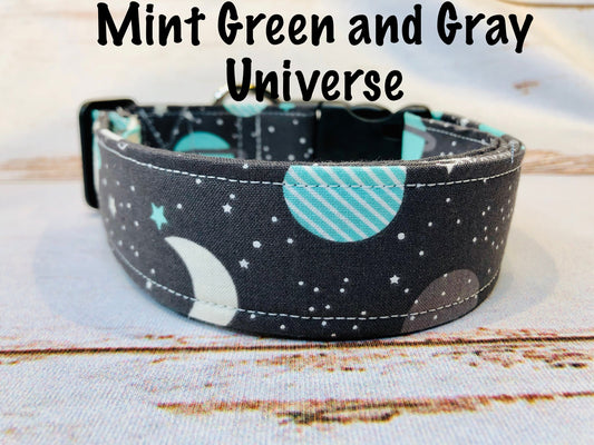 Galaxy Dog Collar, girl dog collar, boy dog collar, solar system collar, adjustable collar, buckle dog collar, cosmic, space, universe, galaxy