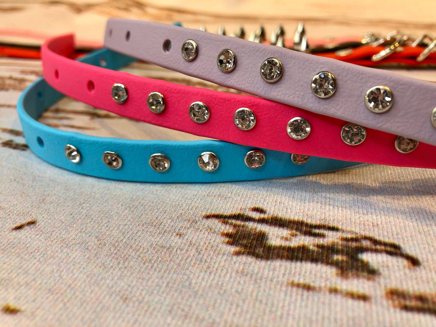 Biothane Dog collar, waterproof dog collar, extra small dog collar, spiked dog collar, rhinestone dog collar, Dog collar, Biothane