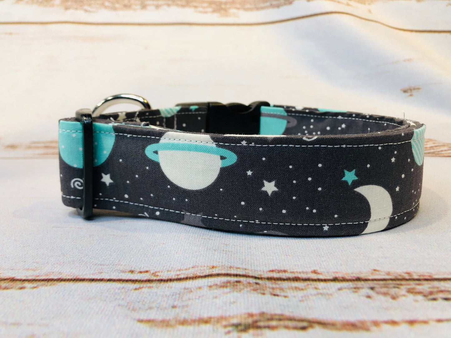 Galaxy Dog Collar, girl dog collar, boy dog collar, solar system collar, adjustable collar, buckle dog collar, cosmic, space, universe, galaxy