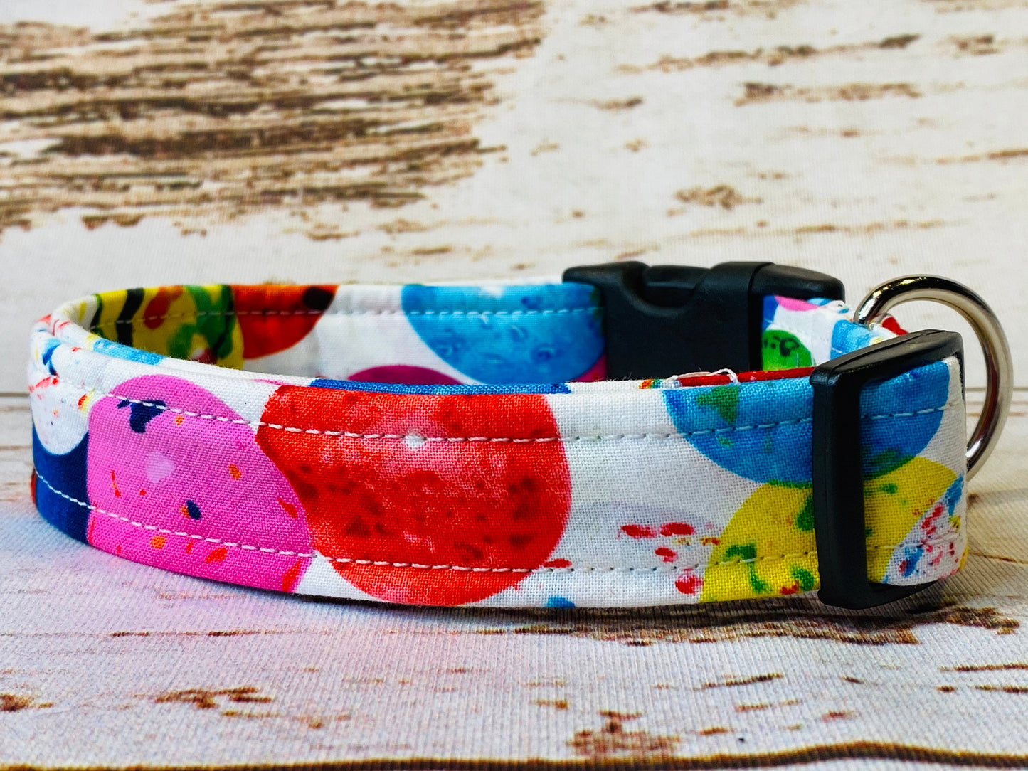 Dog Collar, dog collar female, colorful dog collar, martingale collar, adjustable collar, buckle dog collar, sweet tooth, bubble gum