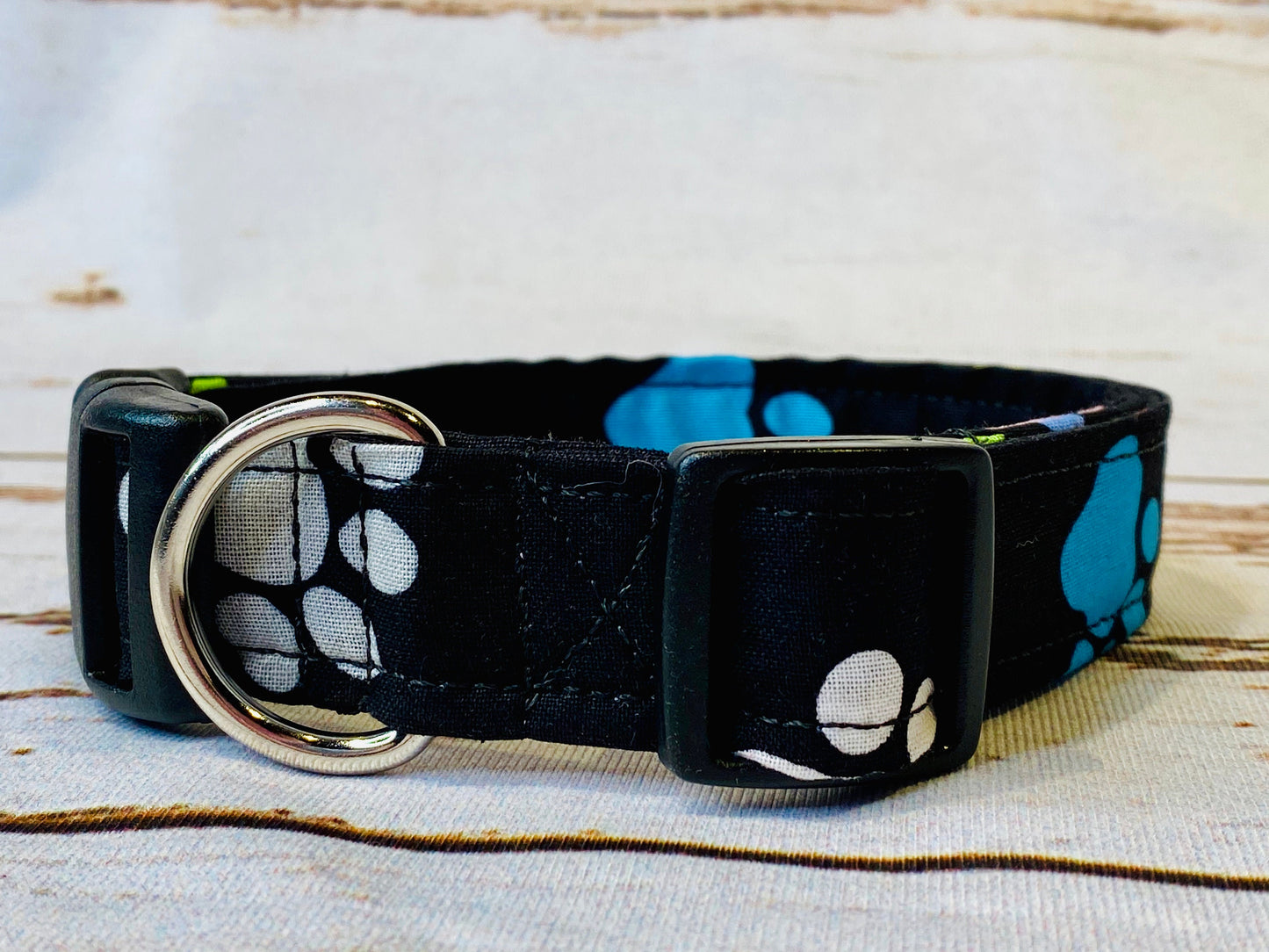 Dog Collar, girl dog collar, boy dog collar, paw print collar, martingale, adjustable collar, buckle dog collar, paw print collar, paws