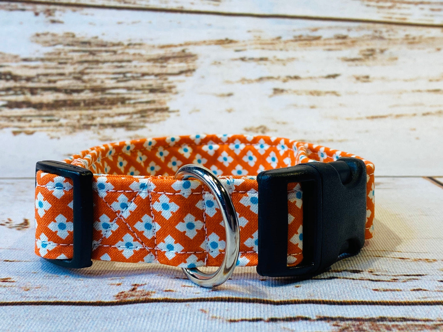 Dog Collar, girl dog collar, boy dog collar, pet collar, adjustable collar, buckle dog collar, nylon, orange dog collar