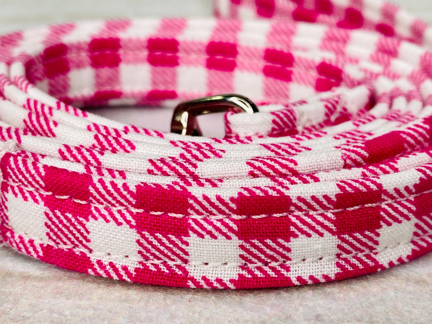 Dog harness, Harness leash set, matching leash, step in harness, standard harness, plaid dog harness, buffalo plaid harness, buffalo check,