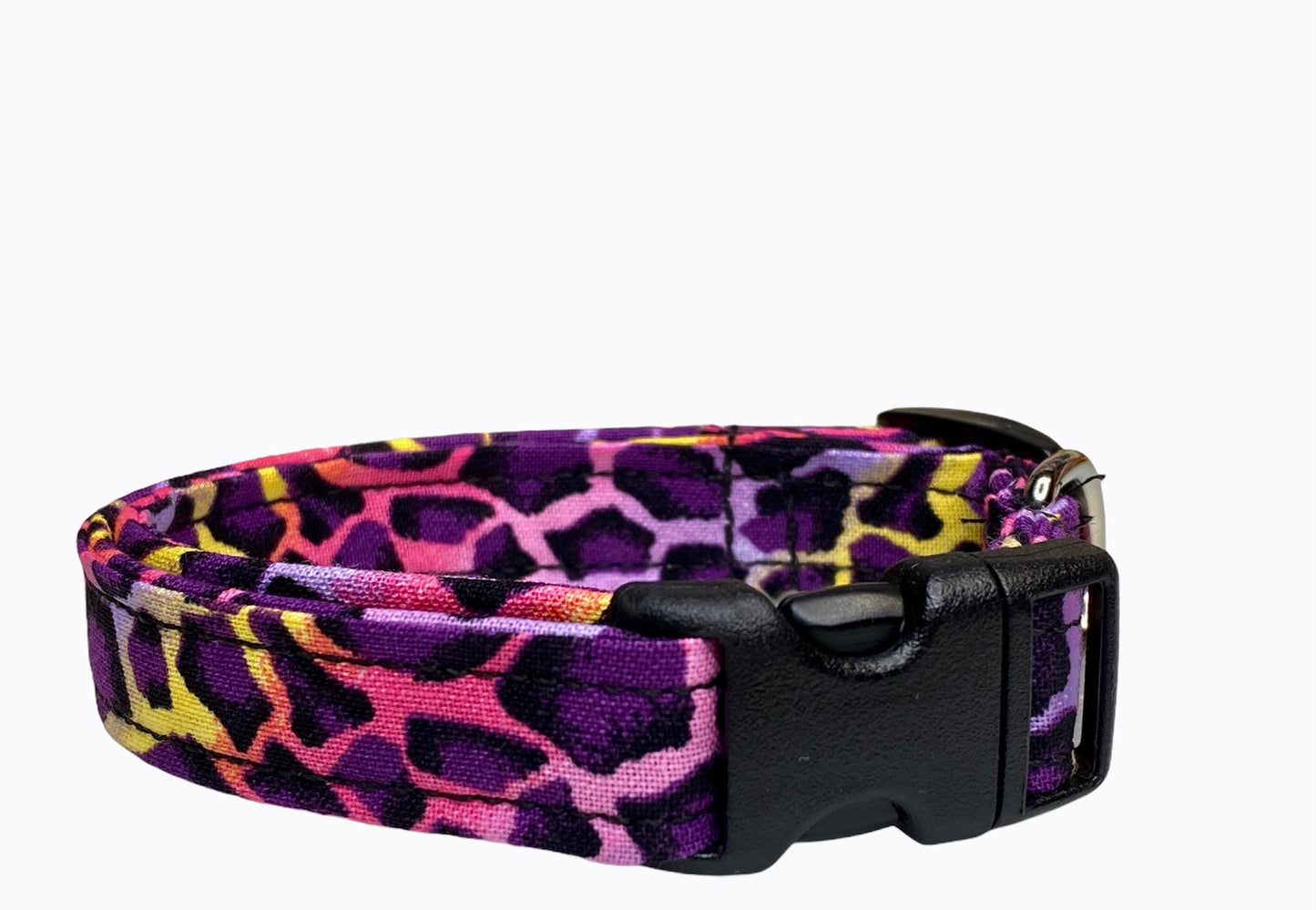 Cheetah print dog collar, dog collar, cheetah print, adjustable dog collar, washable, eco friendly, side release, dog collar girl, fabric