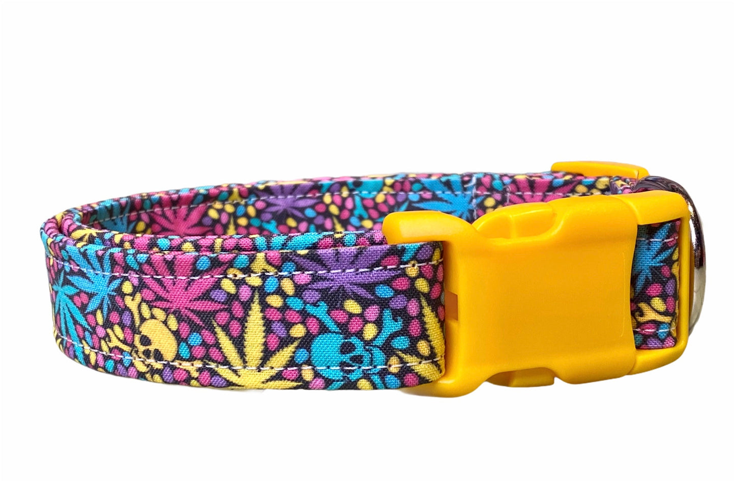 Dog collar, weed dog collar, marijuana dog collar, marijuana, weed, skull dog collar, funny dog collar, eco friendly dog collar, cat collar