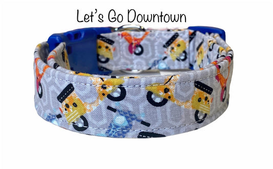 Moped dog collar, scooter dog collar, motorcycle dog collar, funny dog collar, dog collar boy, dog collar girl, dog collar, adjustable