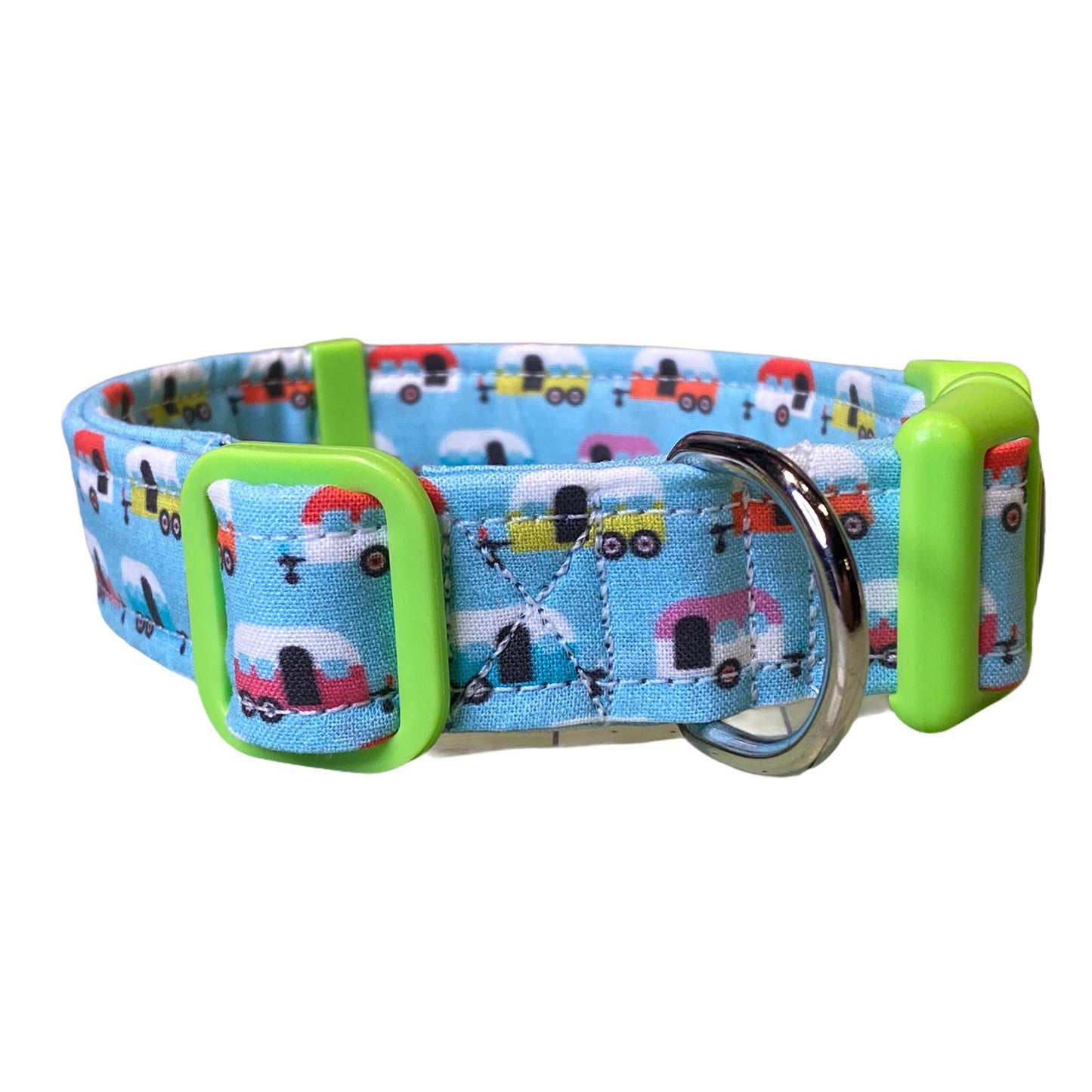 Camper dog collar, camping dog collar, happy camper, tiny camper, glamping, eco friendly collar, cat collar, dog collar, washable, campers
