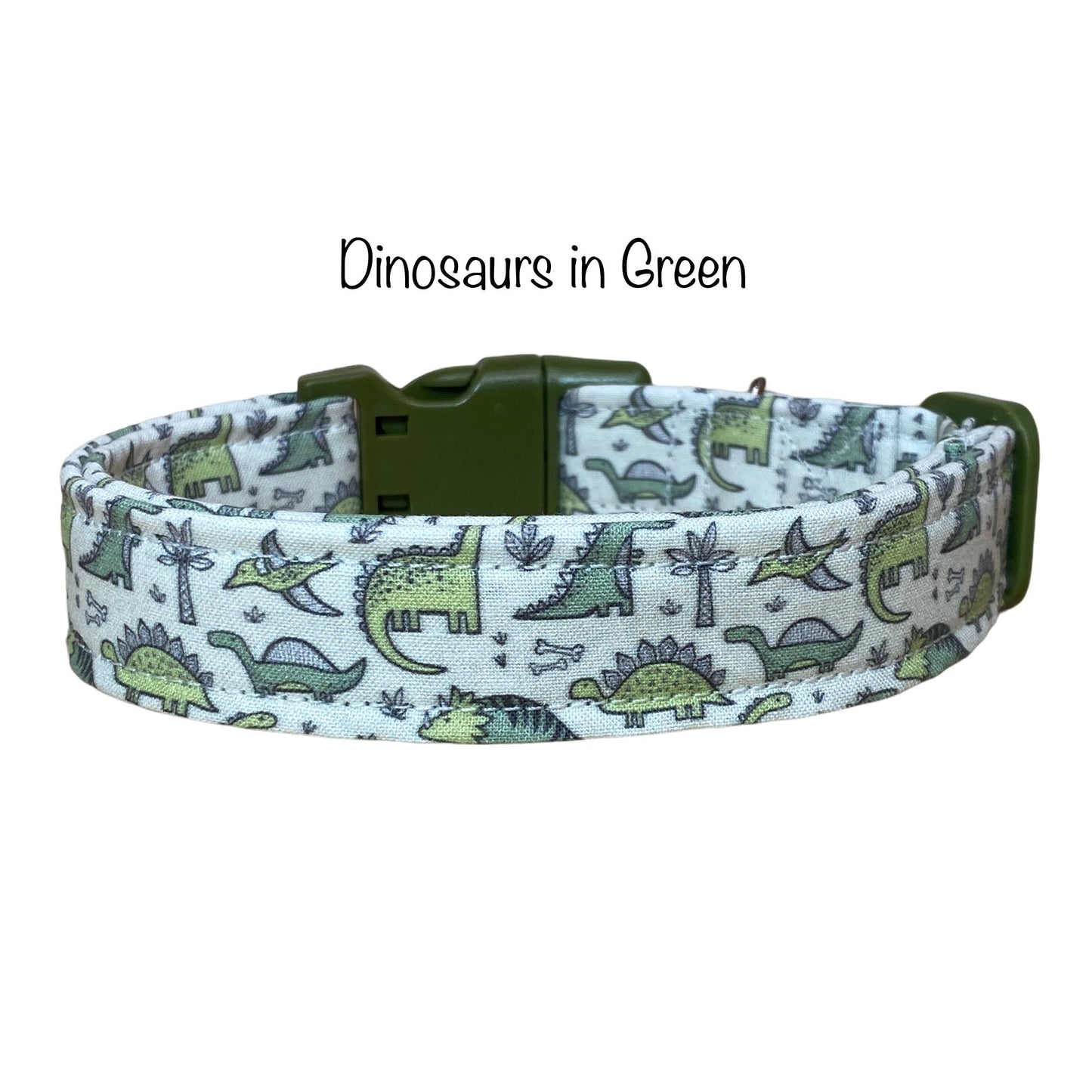 Dinosaur dog collar, dog collar, Dino collar, dinosaur collar, washable, fabric dog collar, eco friendly collar, dinosaur, dog collar boy