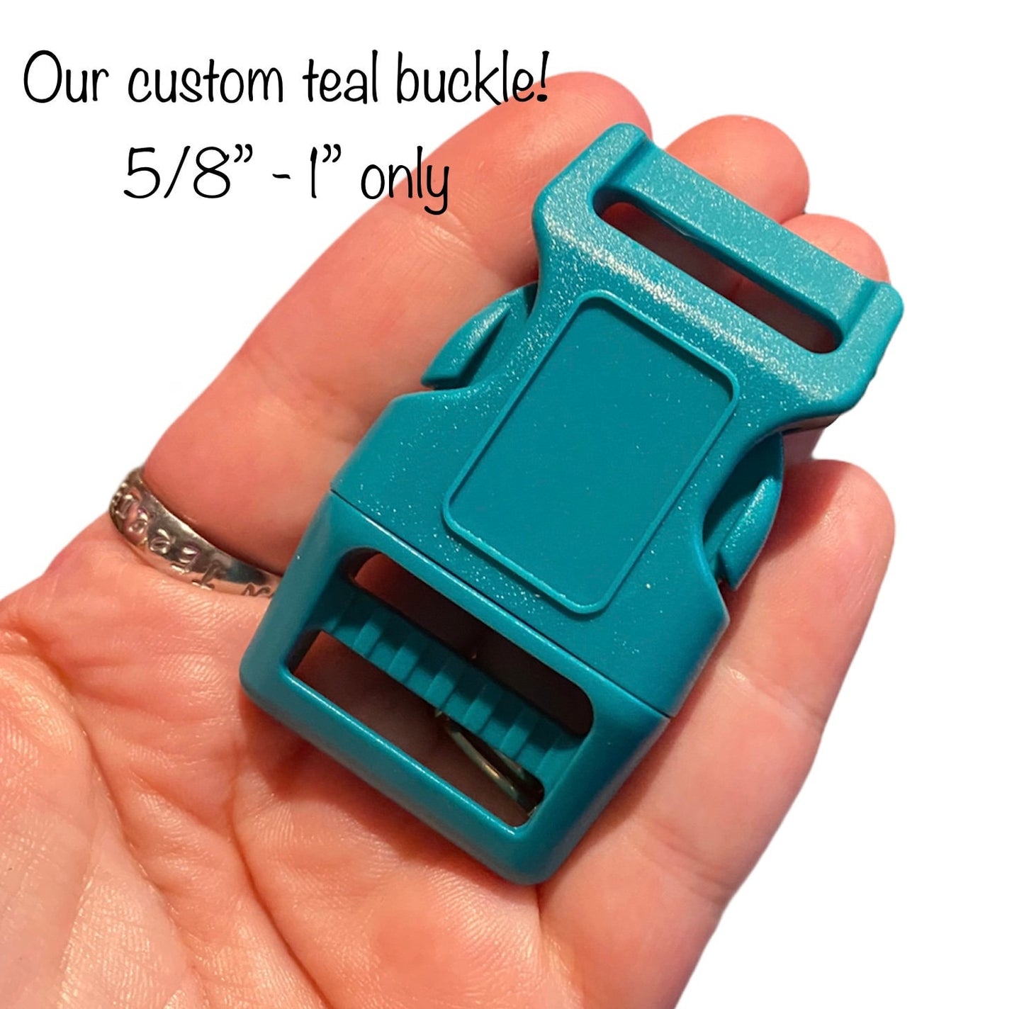 Buffalo check dog collar, teal and black buffalo check, buffalo plaid, plaid dog collar, washable, adjustable, fabric dog collar, teal