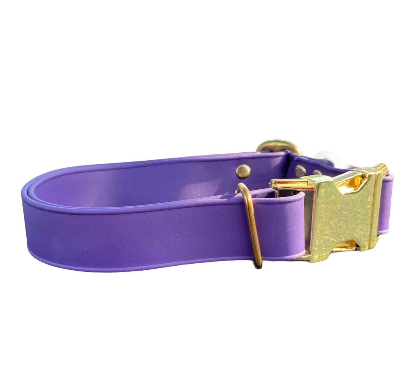 Biothane dog collar, purple dog collar, dog collar, buckle dog collar, waterproof collar, Adjustable Biothane Dog Collar, metal dog hardware