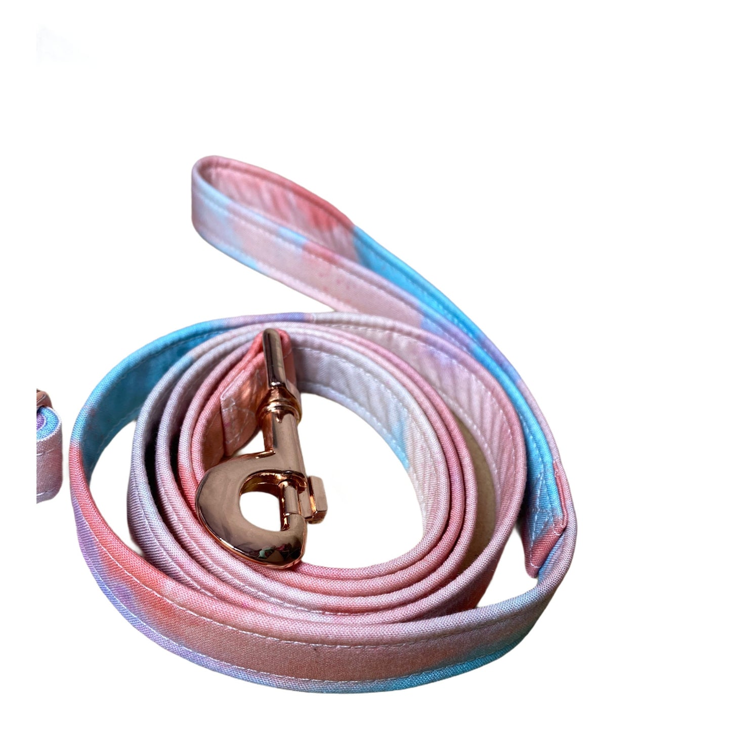 Dog harness, Dog Harness and leash set, step in harness, standard Roman harness, rose gold, rose gold hardware, Ombre pastel dog harness