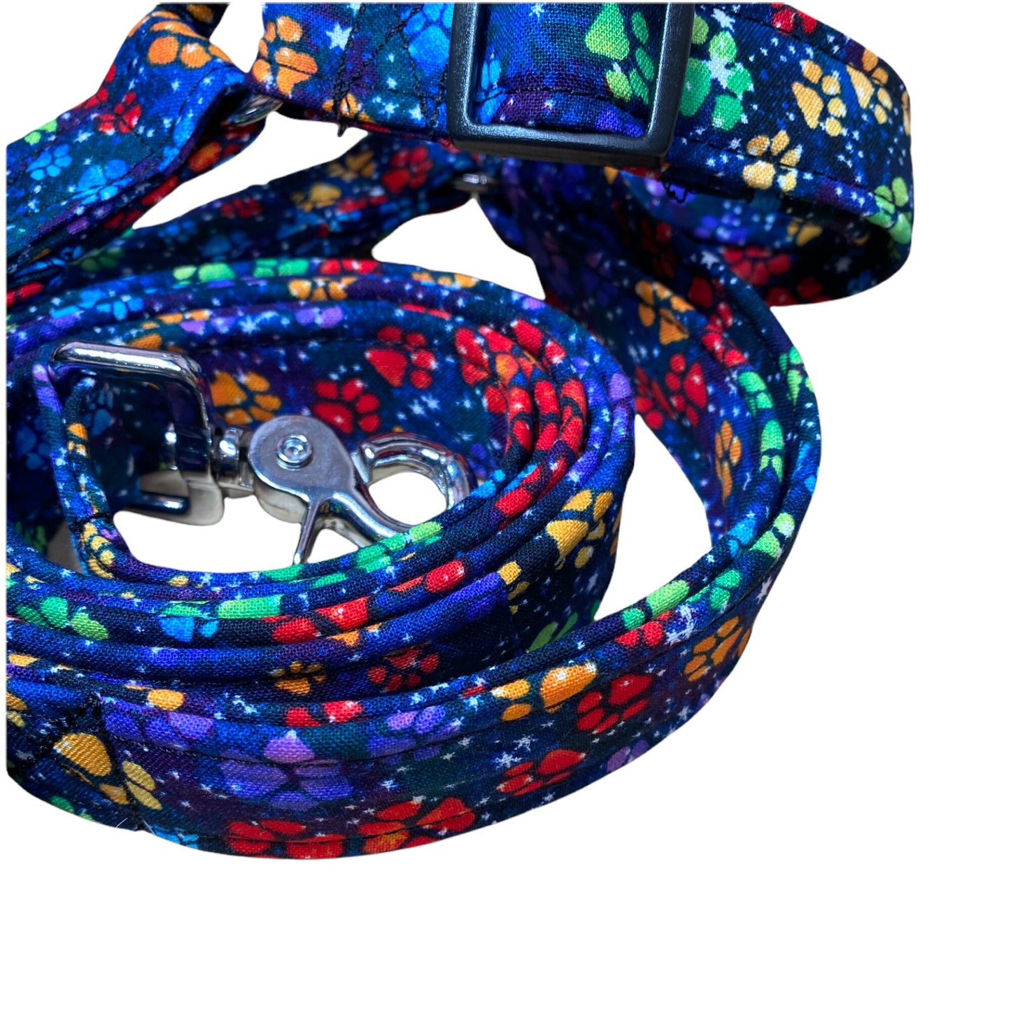 Galaxy dog harness and leash set, standard Roman dog harness, step in dog harness, adjustable dog harness, washable dog harness, celestial