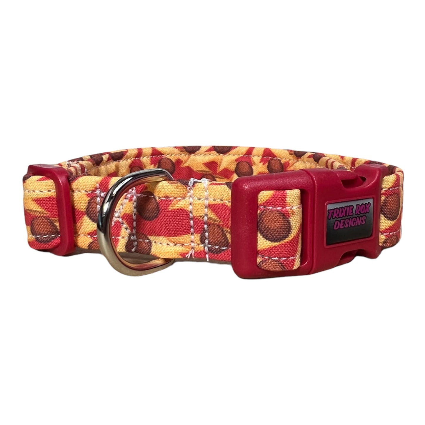 Dog collar, noodle dog collar, pasta dog collar, fabric dog collar, adjustable, funny dog collar, spaghetti dog collar, noodles, cat collar